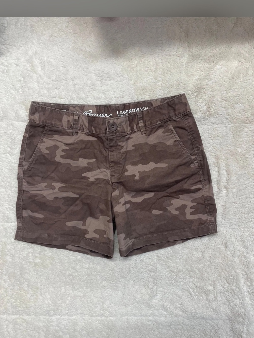 Eddie Bauer Brown Camo Women’s Bermuda Shorts